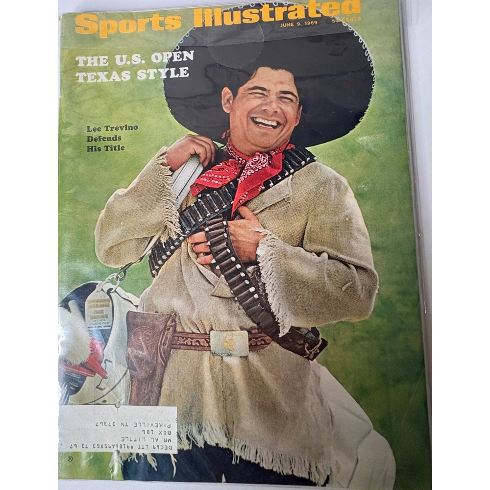Vintage June 9 1969 Sports Illustrated Magazine Lee Trevino US Open Texas Style